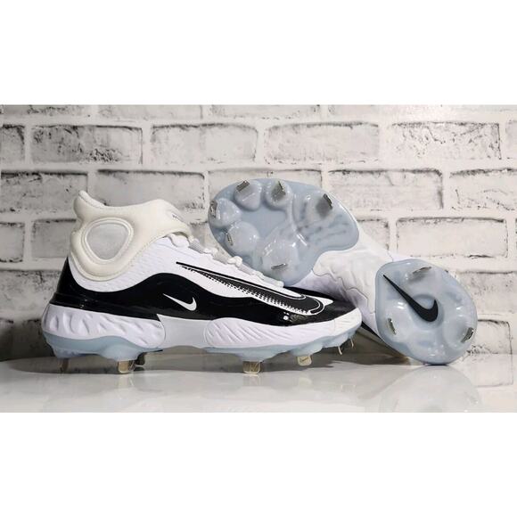 Nike Alpha Huarache Elite 4 Baseball Mid Cleats FD2744 - 101 Men's Size 7.5 - Picture 1 of 6